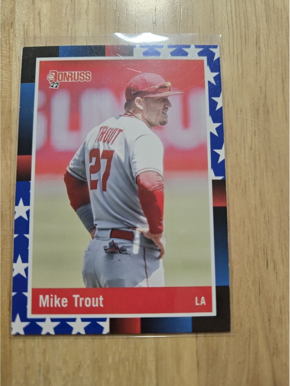 2022 Panini Donruss - Retro 1988 Mike Trout #265 Independence Day